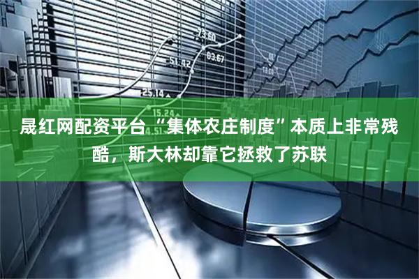 晟红网配资平台 “集体农庄制度”本质上非常残酷，斯大林却靠它拯救了苏联
